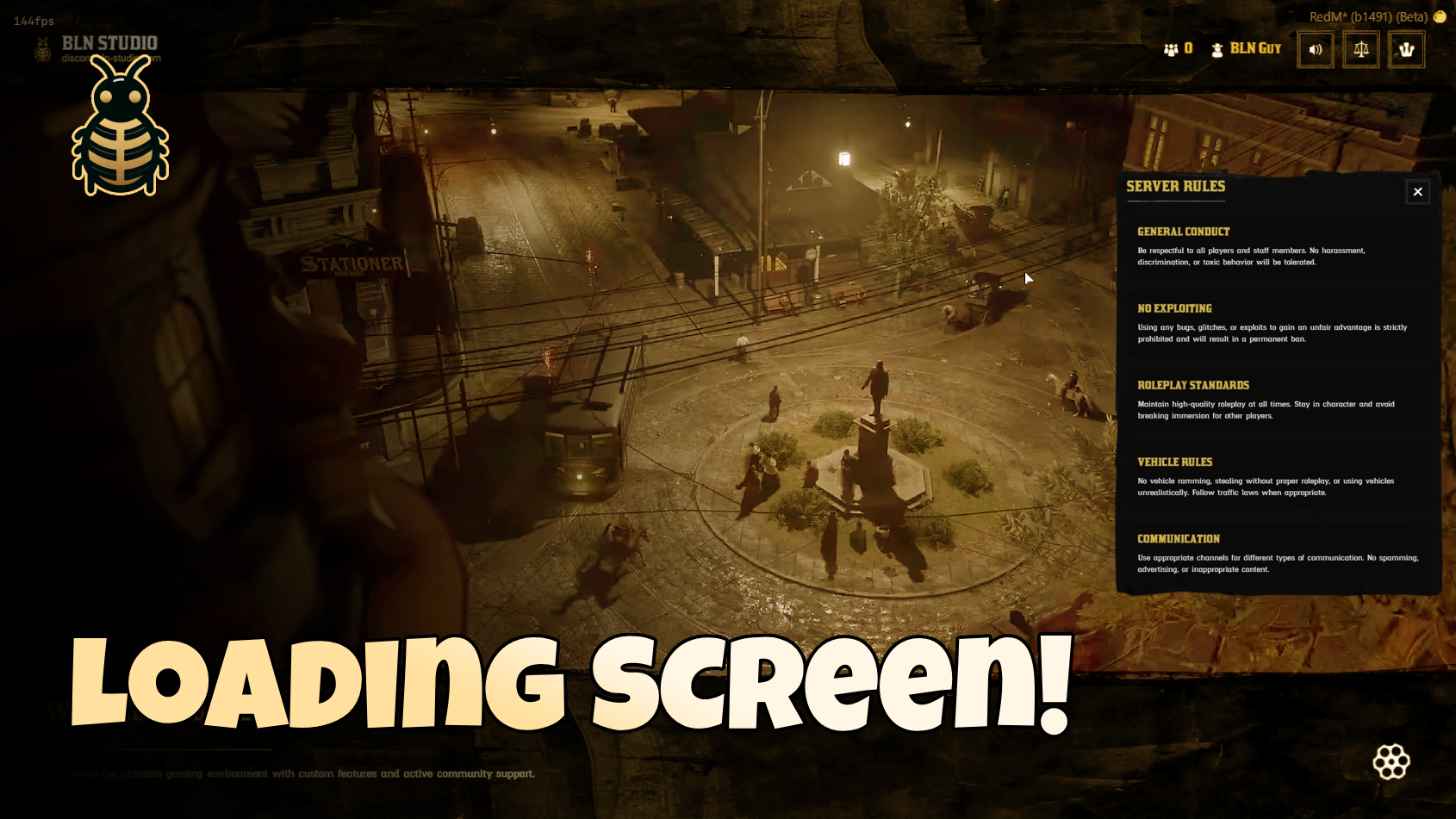 bln loading screen redm